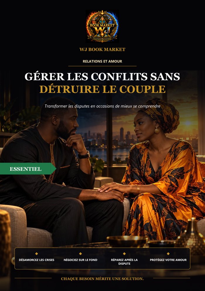 Couverture du guide WJ-0015 : Gérer les conflits sans détruire le couple