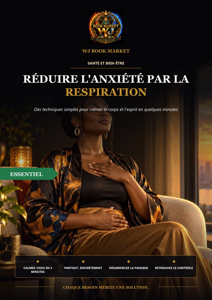 Couverture du guide WJ-0029 : Réduire l'anxiété par la respiration