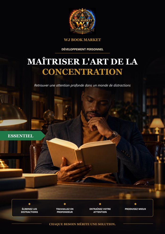 Couverture du guide WJ-0055 : Maîtriser l'art de la concentration