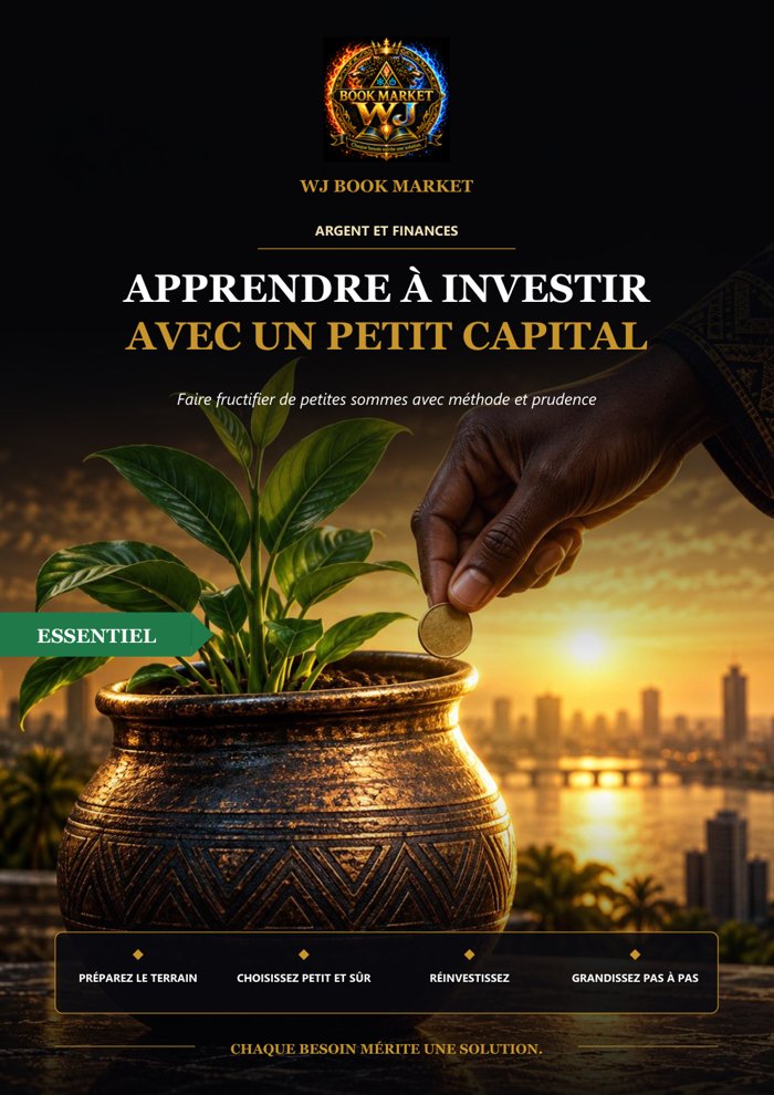 Couverture du guide WJ-0076 : Apprendre à investir avec un petit capital