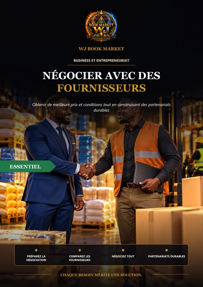 Couverture du guide WJ-0089 : Négocier avec des fournisseurs