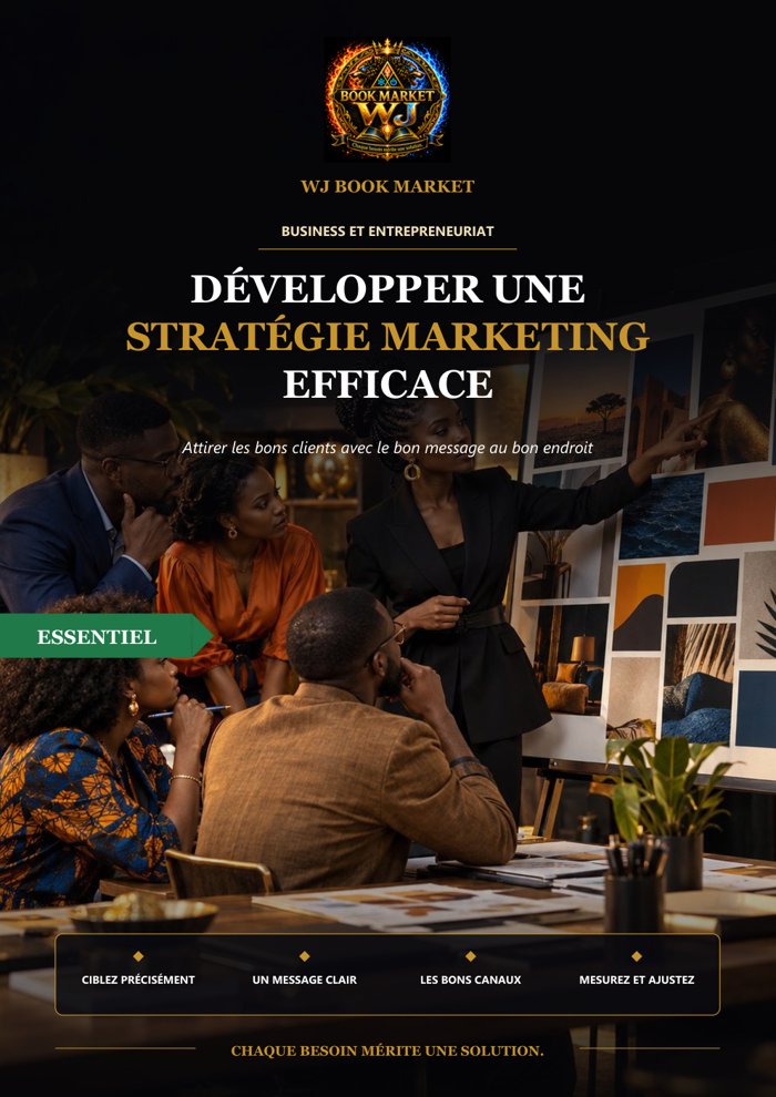 Couverture du guide WJ-0092 : Développer une stratégie marketing efficace