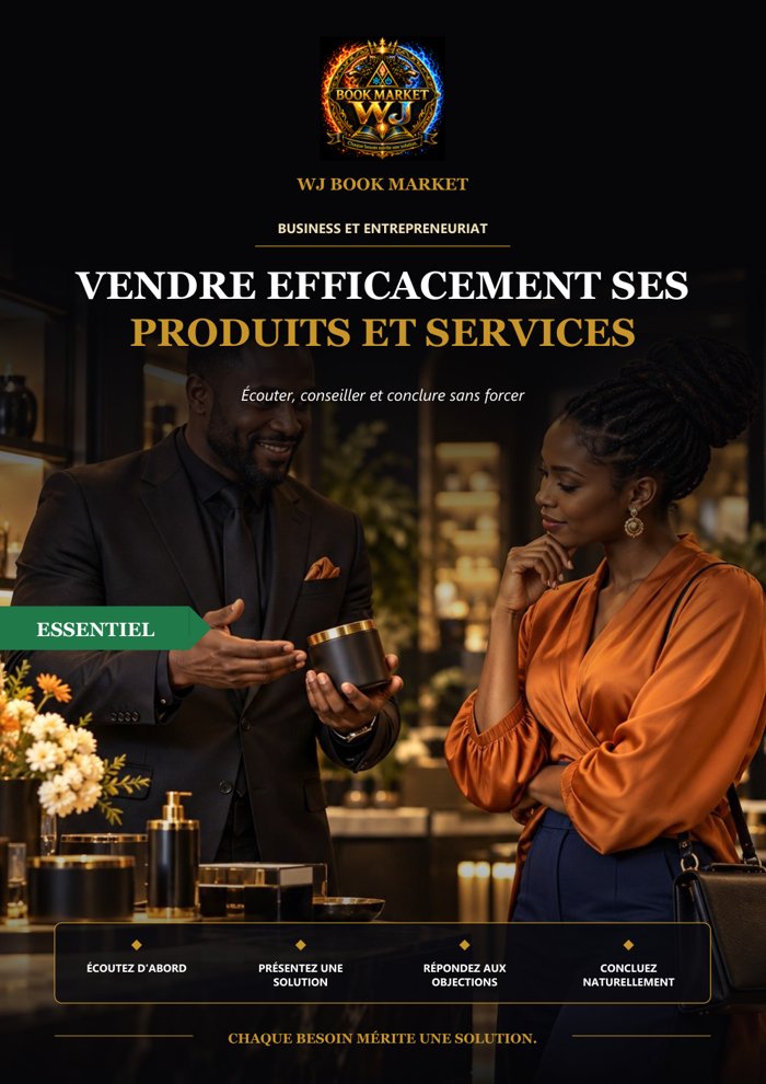 Couverture du guide WJ-0095 : Vendre efficacement ses produits et services
