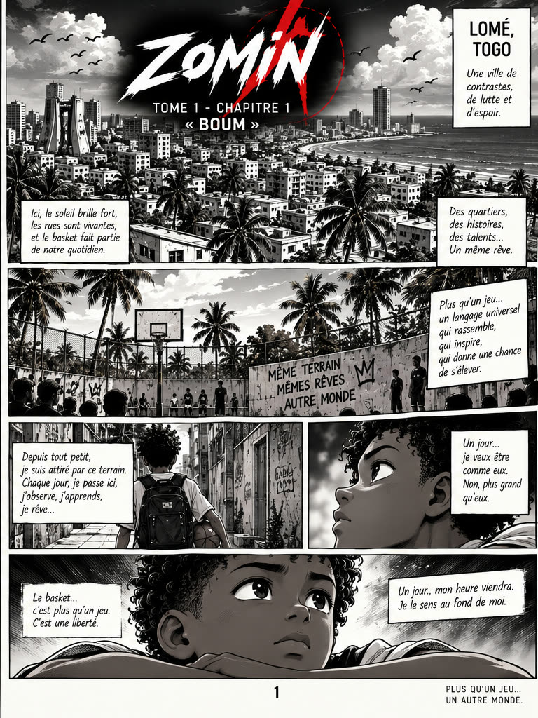 Planche 1 du chapitre 1 de ZOMIN